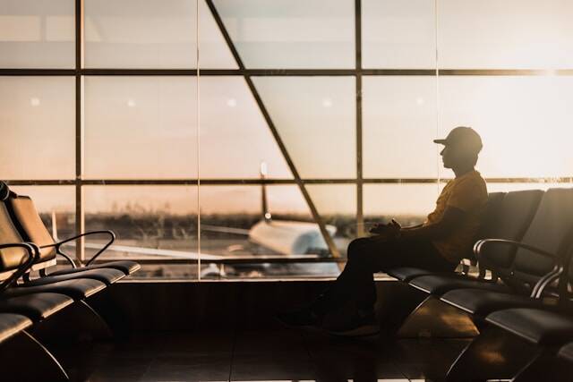 Luchthaven – vertrek