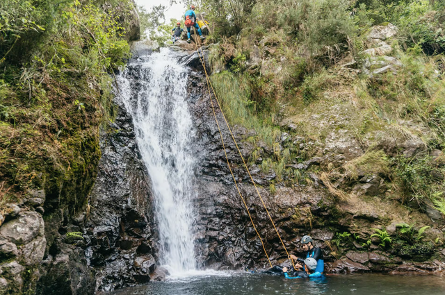 Canyoning – natuurlijke glijbanen