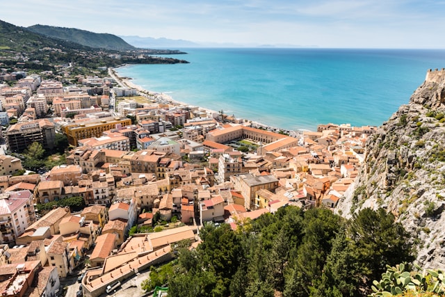 Aussicht Cefal&ugrave;