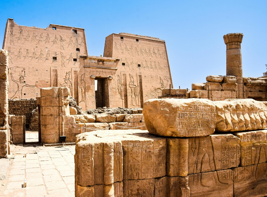 Tempel van Horus in Edfu