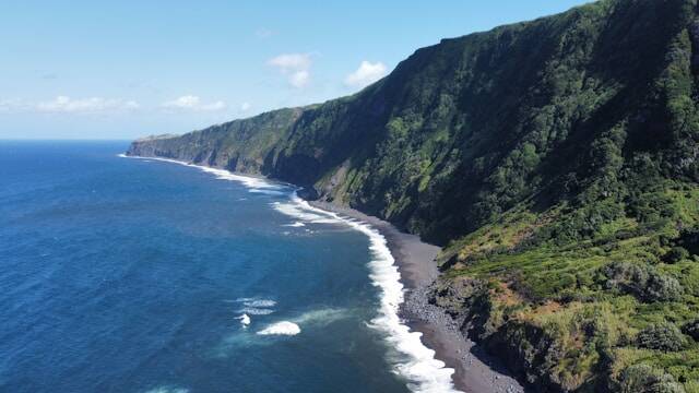 Uitzicht op Faial