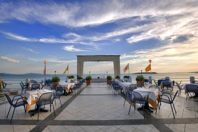 Hotel Lidò – zonsondergang aan het meer
