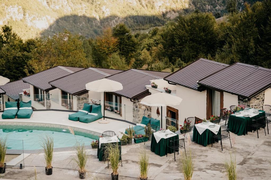 Hotel Thethi mit Bergblick