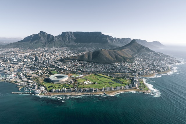 Kaapstad met uitzicht op de Tafelberg