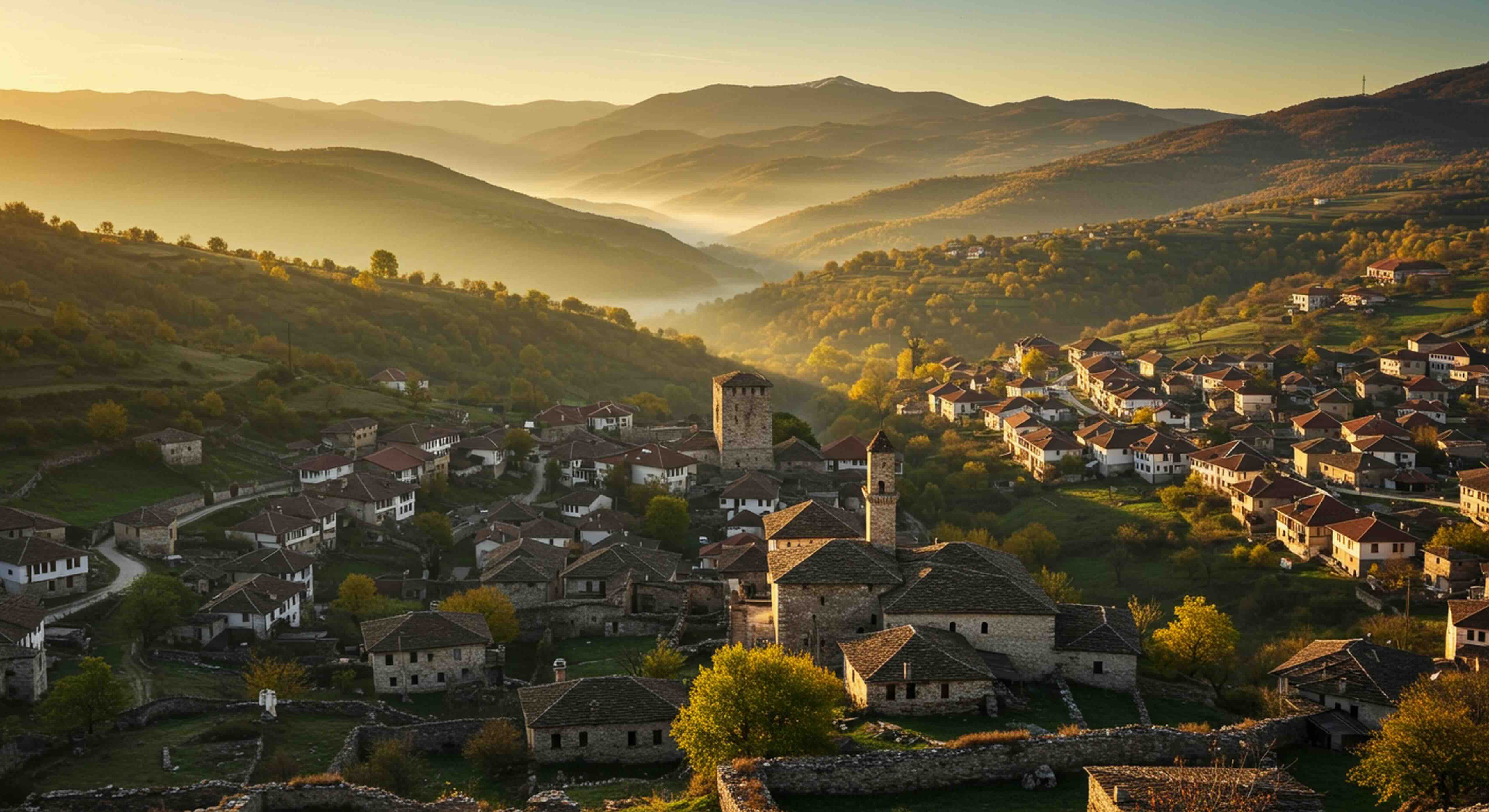 Kathedrale und Platz in Kor&ccedil;&euml;