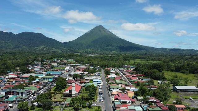 La Fortuna met vulkaan