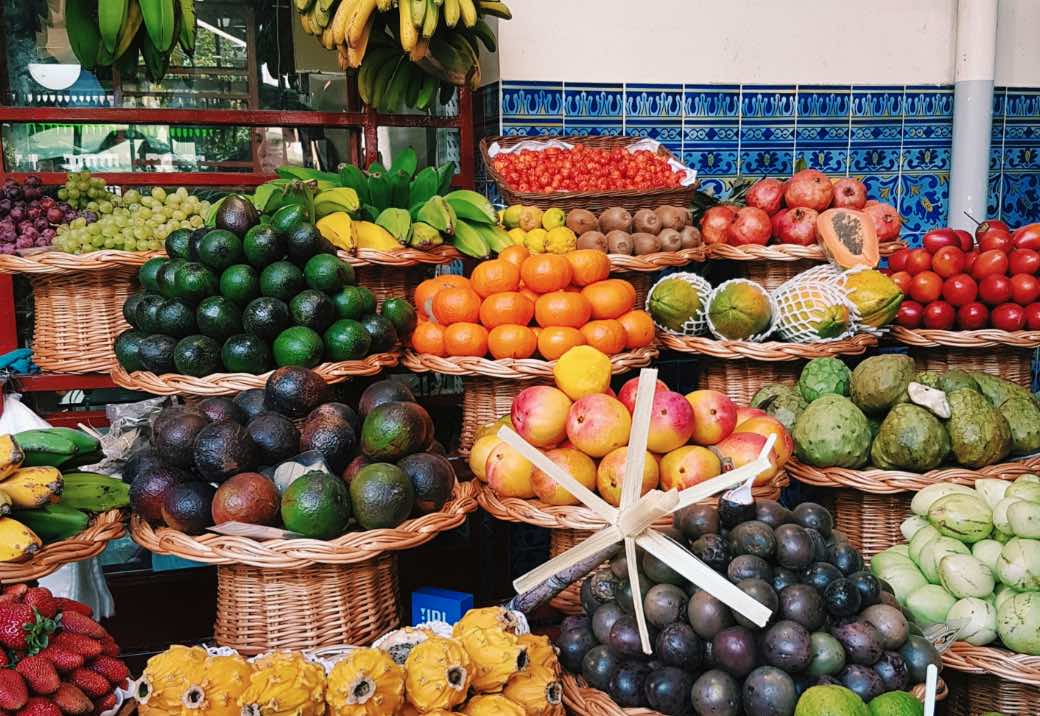 Mercado dos Lavradores met exotisch fruit