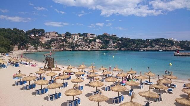 Strand van Porto Cristo