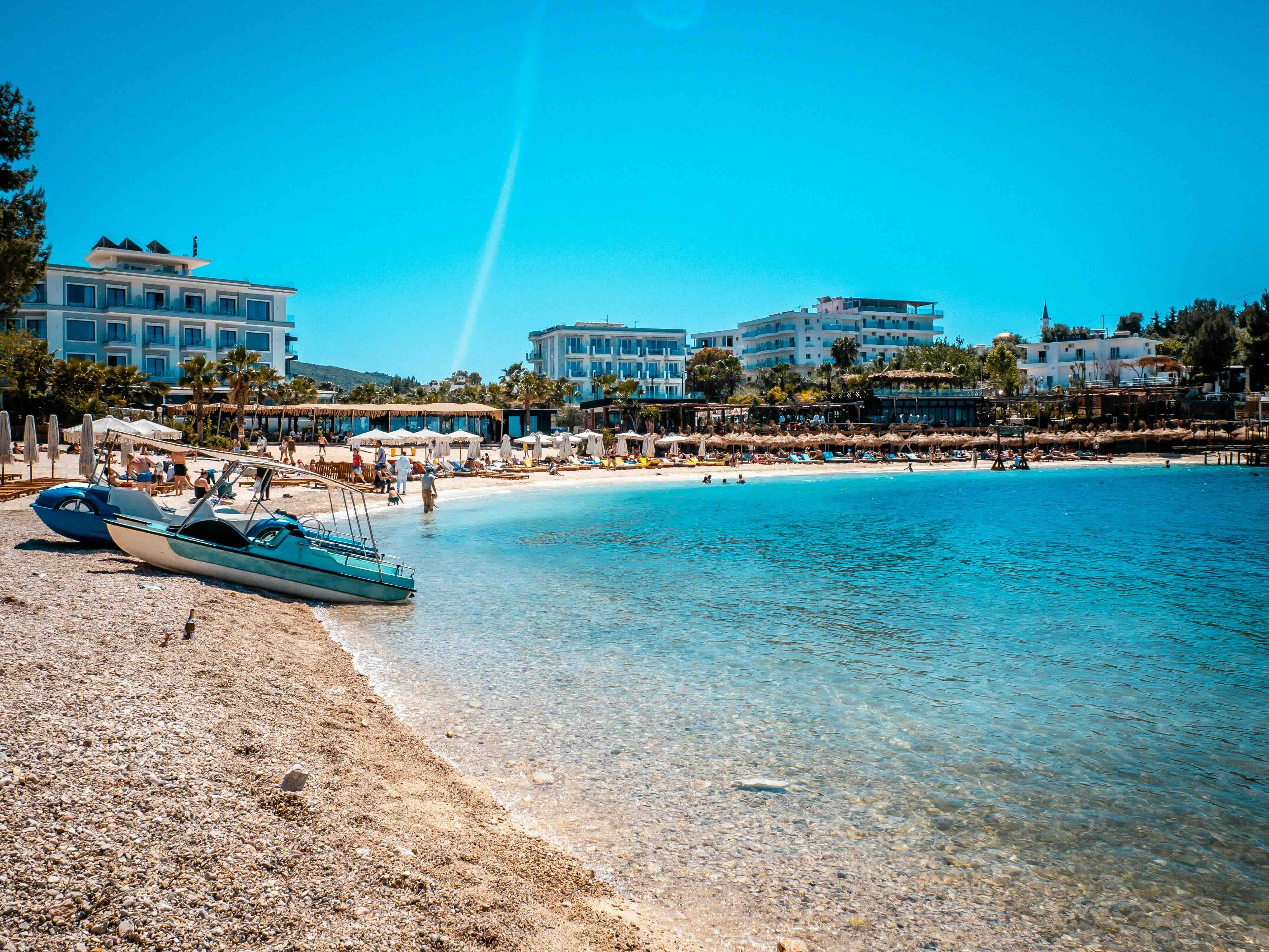 Kleine Bucht mit klarem Wasser