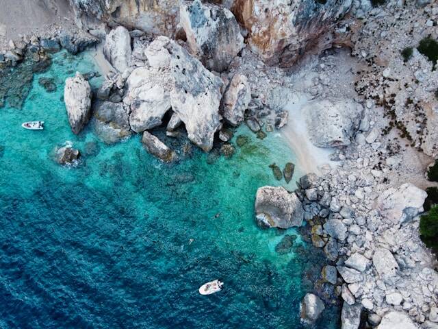 Strand bij Cala Gonone