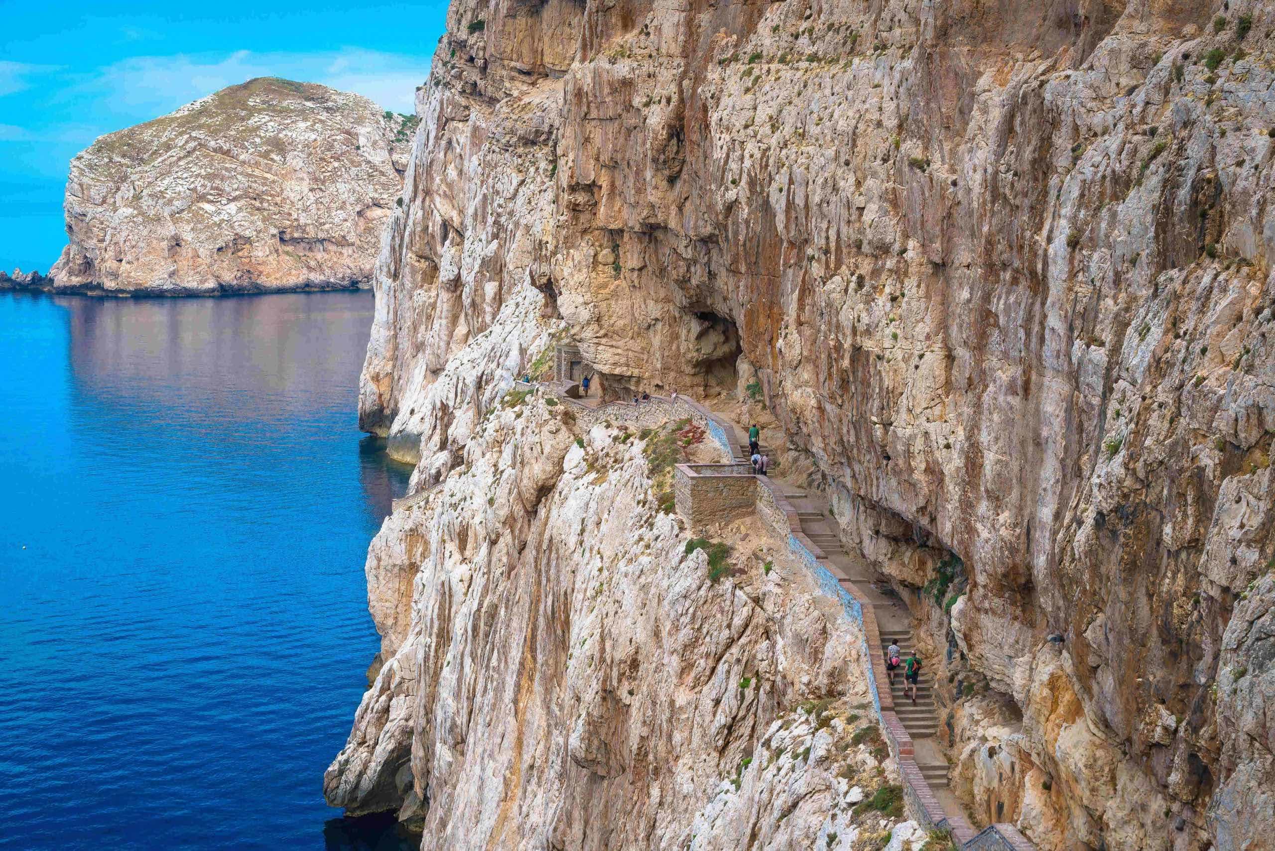 Treppe zur Neptungrotte