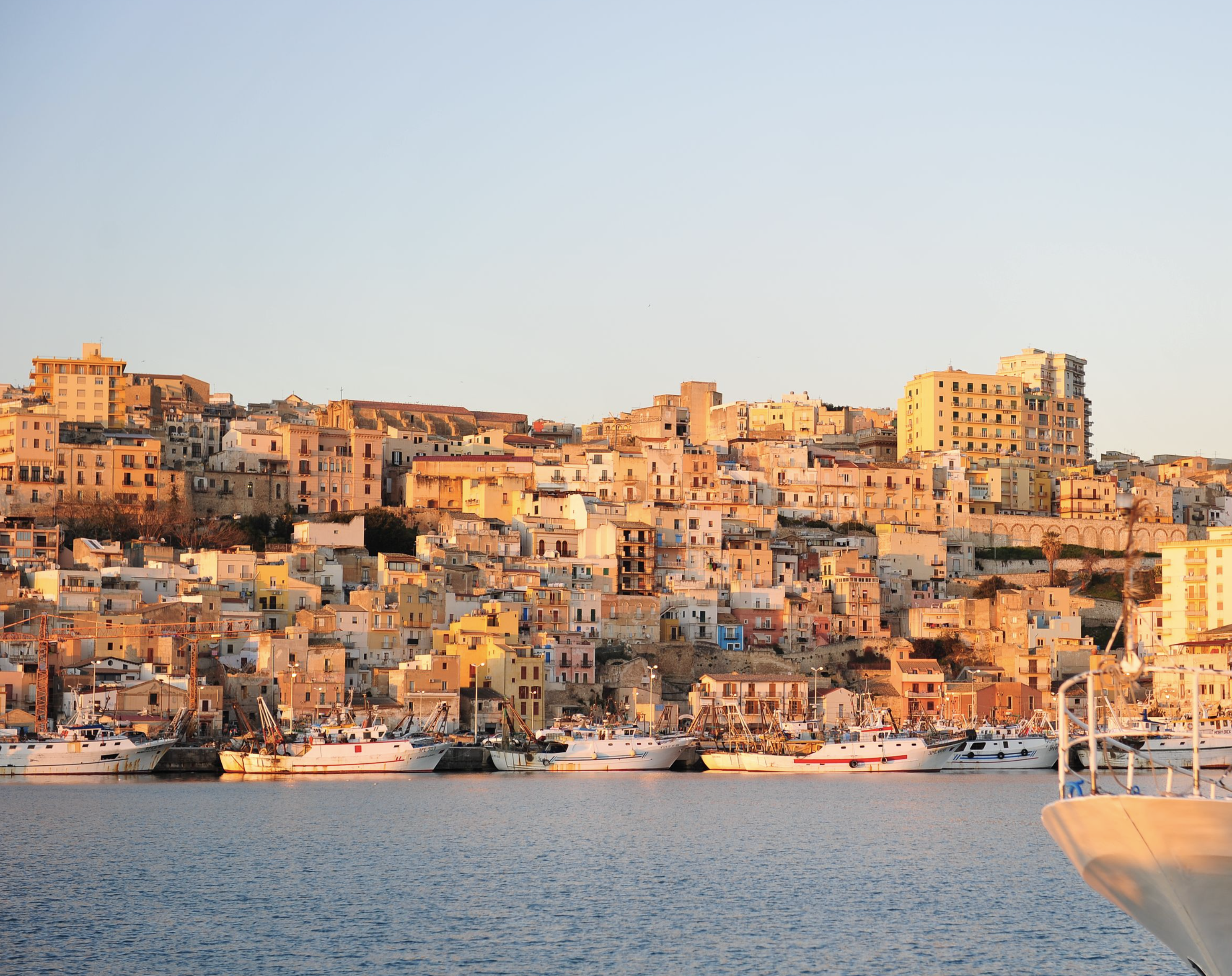 Bunte H&auml;user in Sciacca