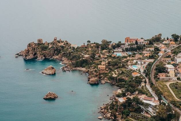 Laatste uitzicht over Sicilië