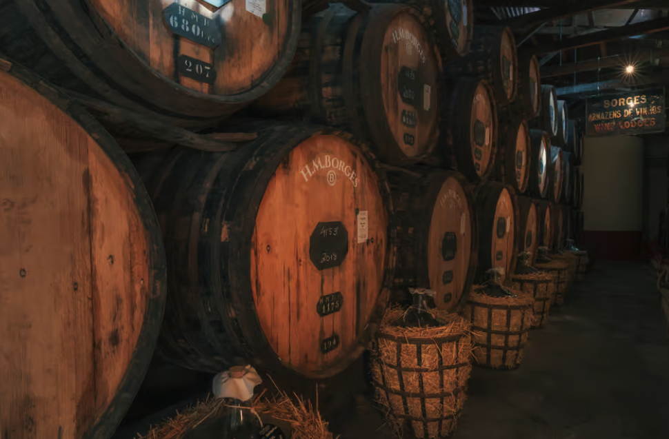 Verkostung verschiedener Madeira-Weine