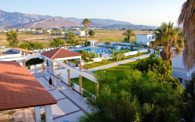 Bovenaanzicht van Hotel Tigaki's Star op Kos