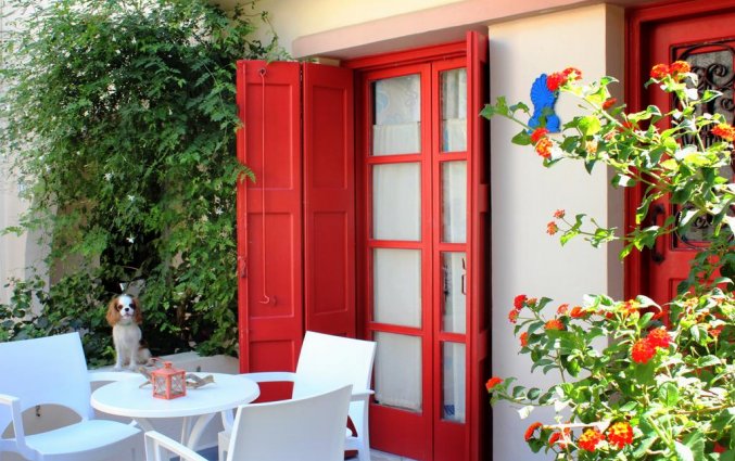 Terras van Aparthotel Nissia Kamares