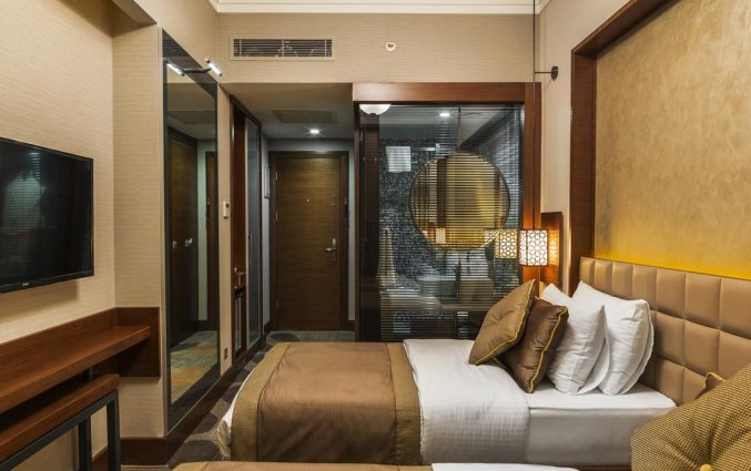 Tweepersoonskamer van Hotel Manesol Boutique Galata in Istanbul