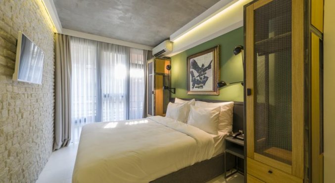 Tweepersoonskamer van Hotel Fitas Oda Beyoğlu in Istanbul