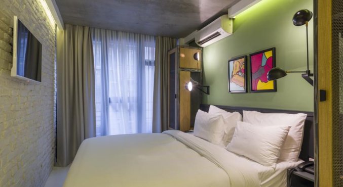 Tweepersoonskamer van Hotel Fitas Oda Beyoğlu in Istanbul