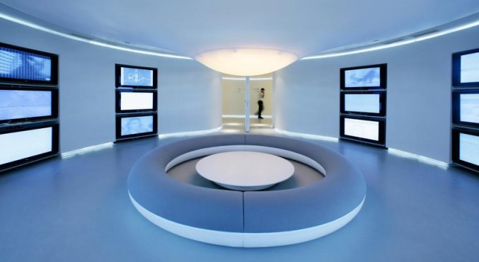 Openbare ruimte van Hotel Puerta America in Madrid