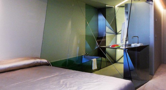 Tweepersoonskamer van Hotel Puerta America in Madrid