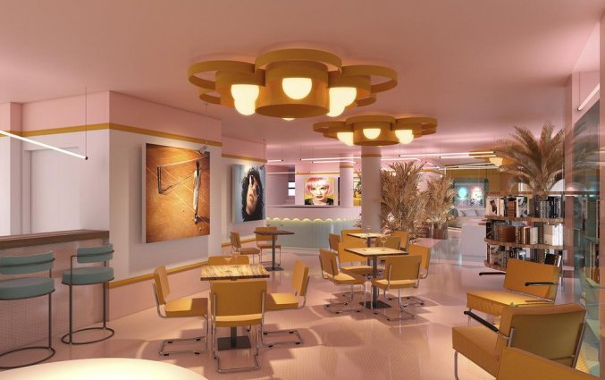 Ontbijtzaal van Hotel Paradiso Art op Ibiza