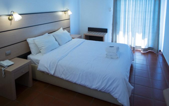 Tweepersoonskamer van Hotel Glavas Inn op Chalkidiki