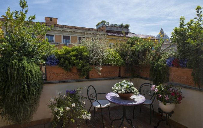 Dakterras van Hotel Atlante Garden in Rome