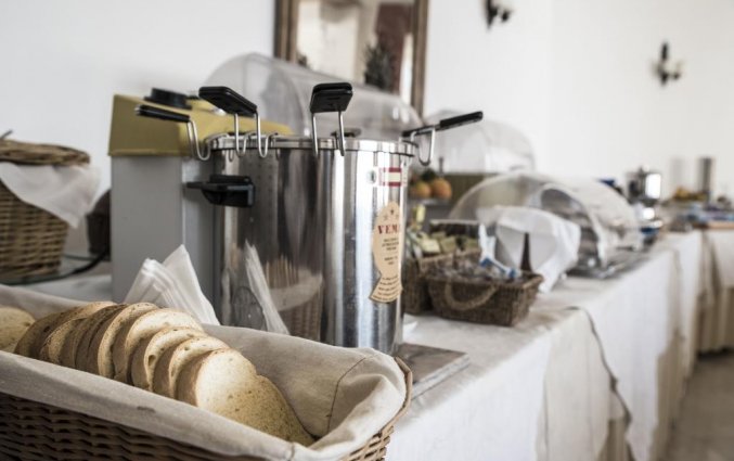 Ontbijtbuffet van Hotel Isola Bella op Sicilie