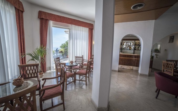 Restaurant van Hotel Isola Bella op Sicilie