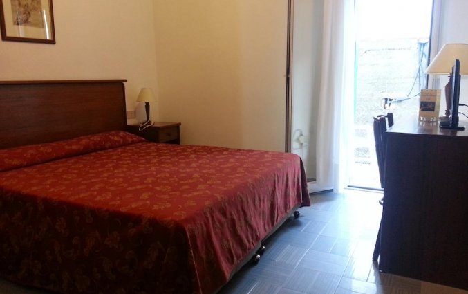 Tweepersoonskamer van Hotel Isola Bella op Sicilie