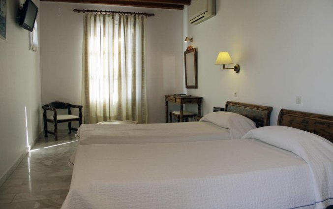 Tweepersoonskamer van Hotel Vienoula's Garden op Mykonos