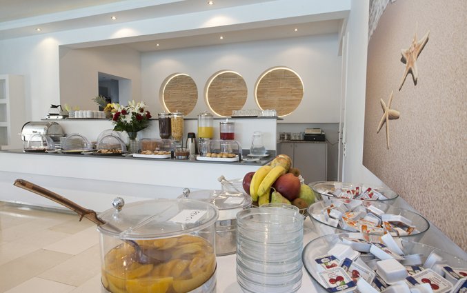 Buffet van Hotel Zannis op Mykonos