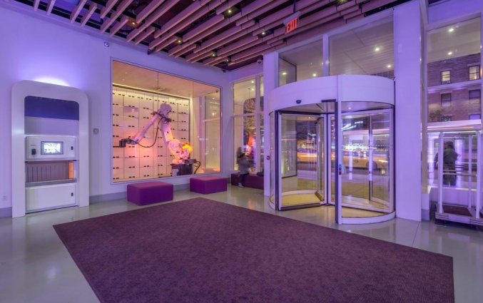 Lobby van Hotel Yotel New York in New York