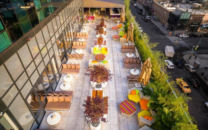 Terras van Hotel Yotel New York in New York