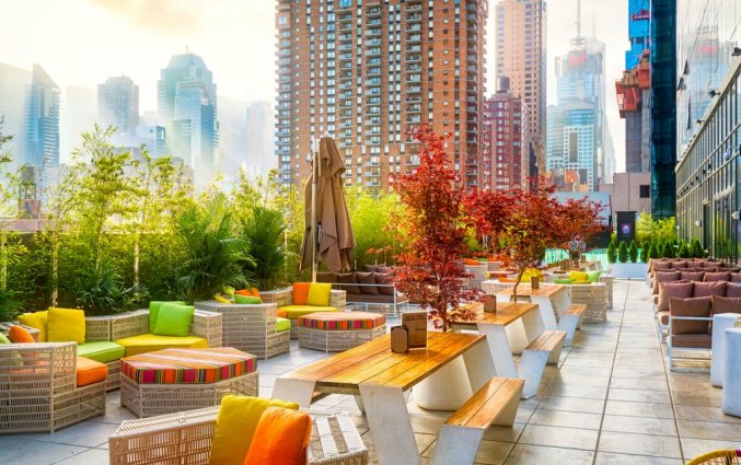 Terras van Hotel Yotel New York in New York