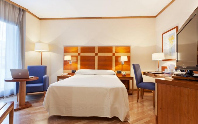 Tweepersoonskamer van Hotel Senator Parque Central in Valencia