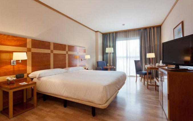 Tweepersoonskamer van Hotel Senator Parque Central in Valencia