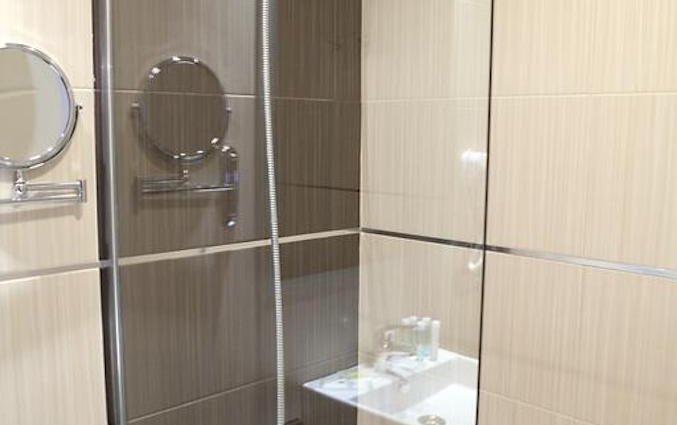 Badkamer van een tweepersoonskamer van hotel Soho Boutique Malaga in Malaga