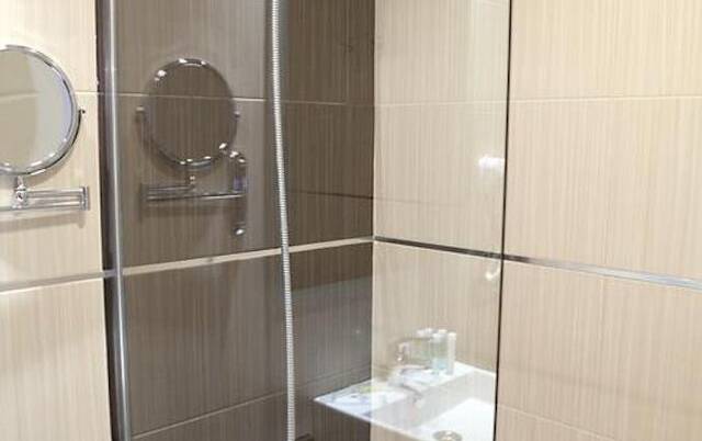 Badkamer van een tweepersoonskamer van hotel Soho Boutique Malaga in Malaga