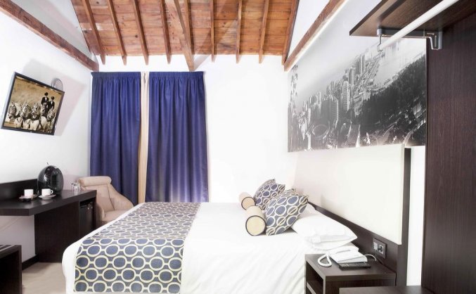 Tweepersoonskamer van hotel Soho Boutique Malaga in Malaga