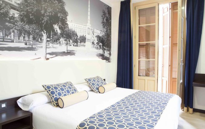Tweepersoonskamer van hotel Soho Boutique Malaga in Malaga