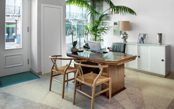 Receptie Lisboa Prata Boutique Hotel in Lissabon