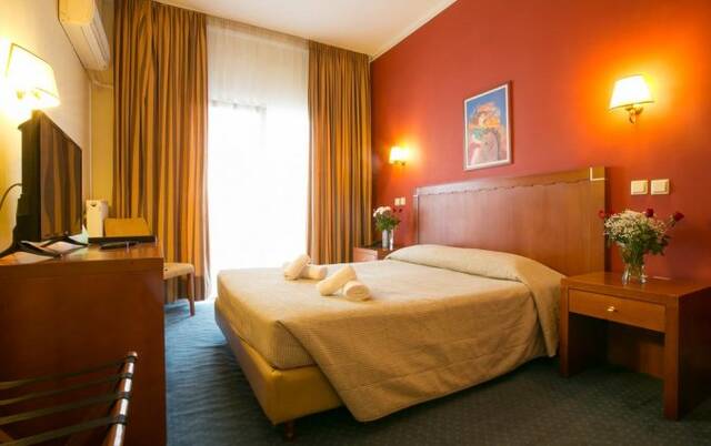 Tweepersoonskamer van Hotel Marina in Athene