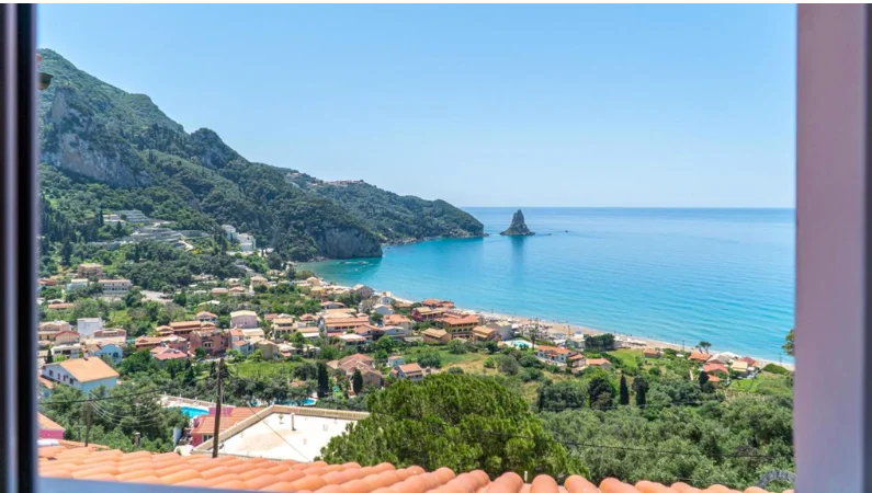 Uitzicht vanuit appartement