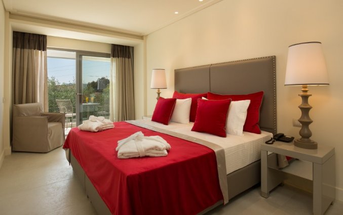 Kamer van Hotel Rodostamo op Corfu