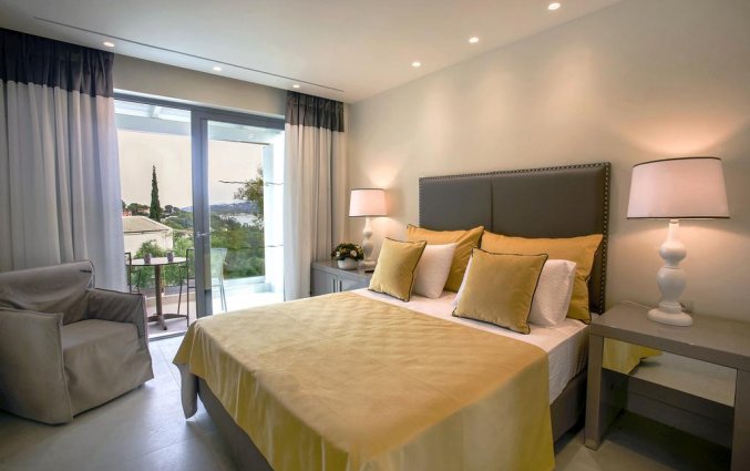Kamer van Hotel Rodostamo op Corfu