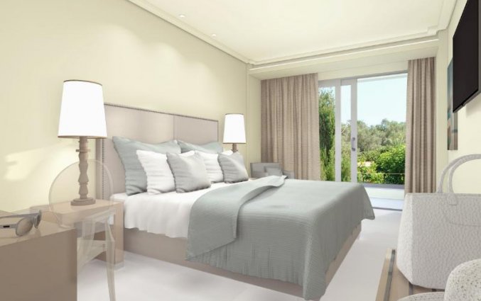 Kamer van Hotel Rodostamo op Corfu