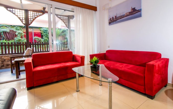 Lobby van Hotel Filmar in Rhodos