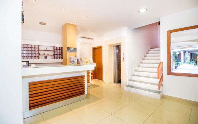 Receptie van Hotel Filmar in Rhodos